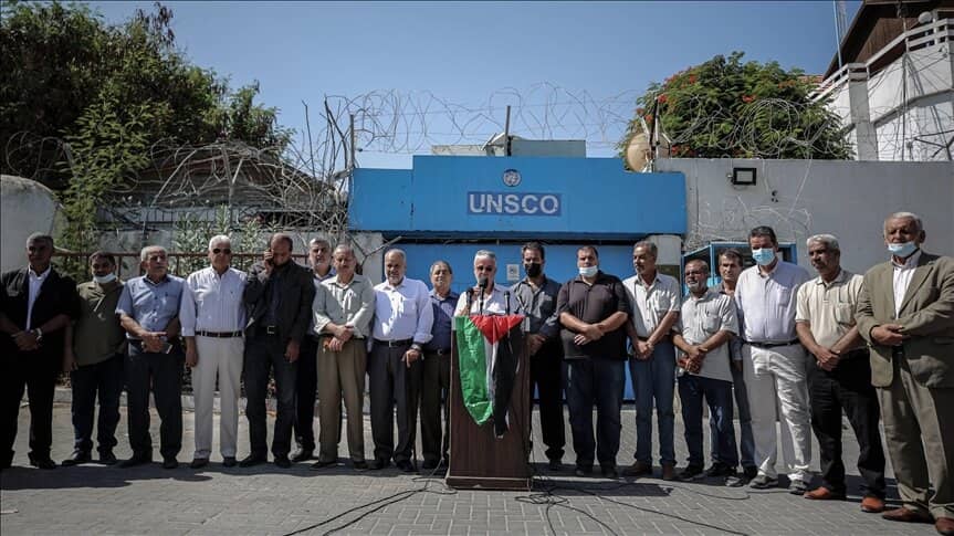 Gaza .. a memorandum to “UNESCO” rejecting the conditional Washington and UNRWA agreement