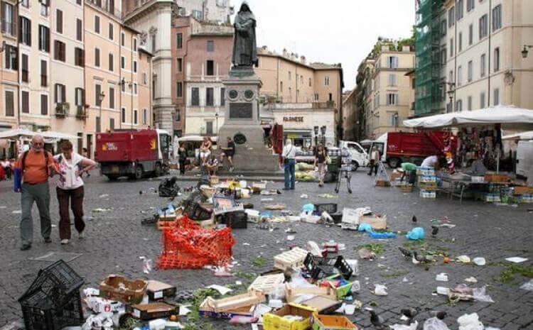Rome littered with rubbish: Letter to UNESCO