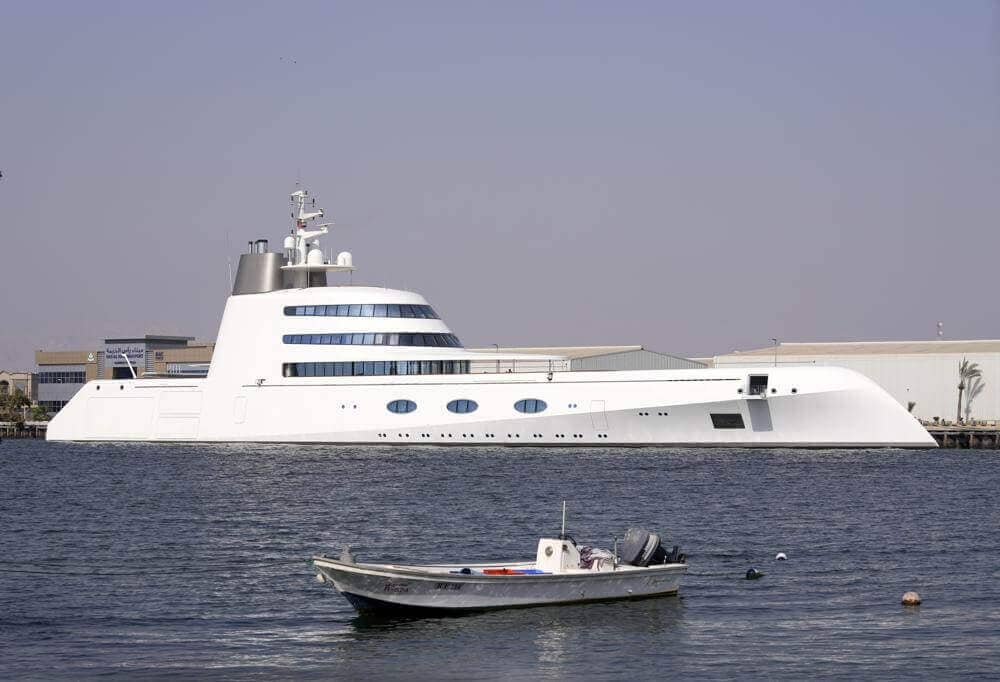 Worth about $ 23.5 billion Russian oligarch’s megayacht, housed in peaceful Gulf of UAE