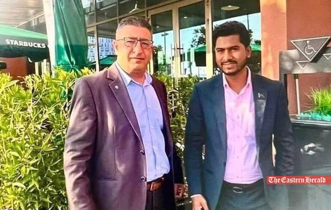 Israeli Druze, who claims to be the South Asian coordinator of Israeli intelligence agency Mossad and a member of the ruling Likud Party (L), Nurul Haq Nur, a senior leader of pro-Islamist Bangladesh Nationalist Party (BNP)