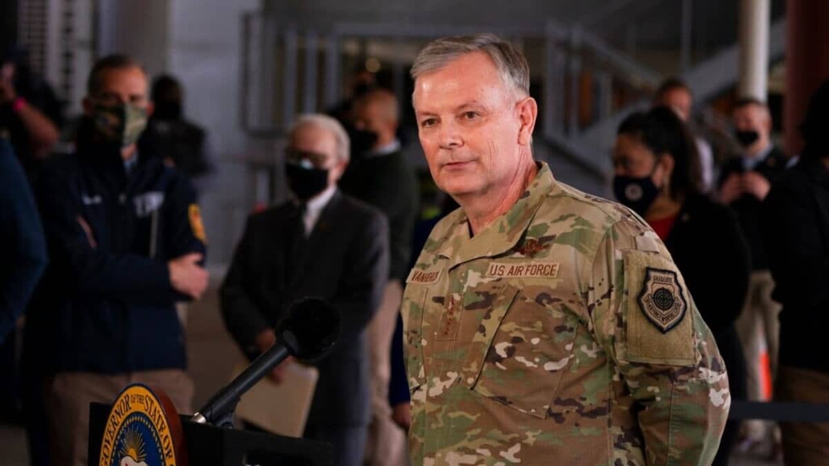 General Glen Vanherke commented on the incident with a Chinese