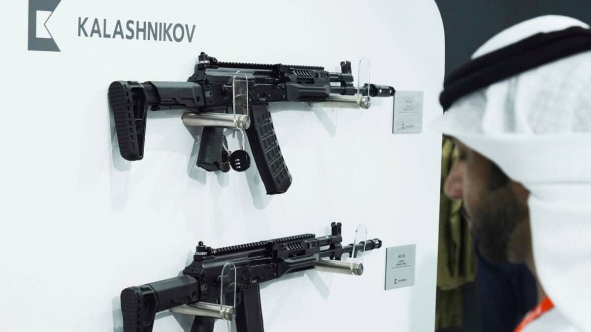 Russia presented weapons at a military exhibition in Dubai