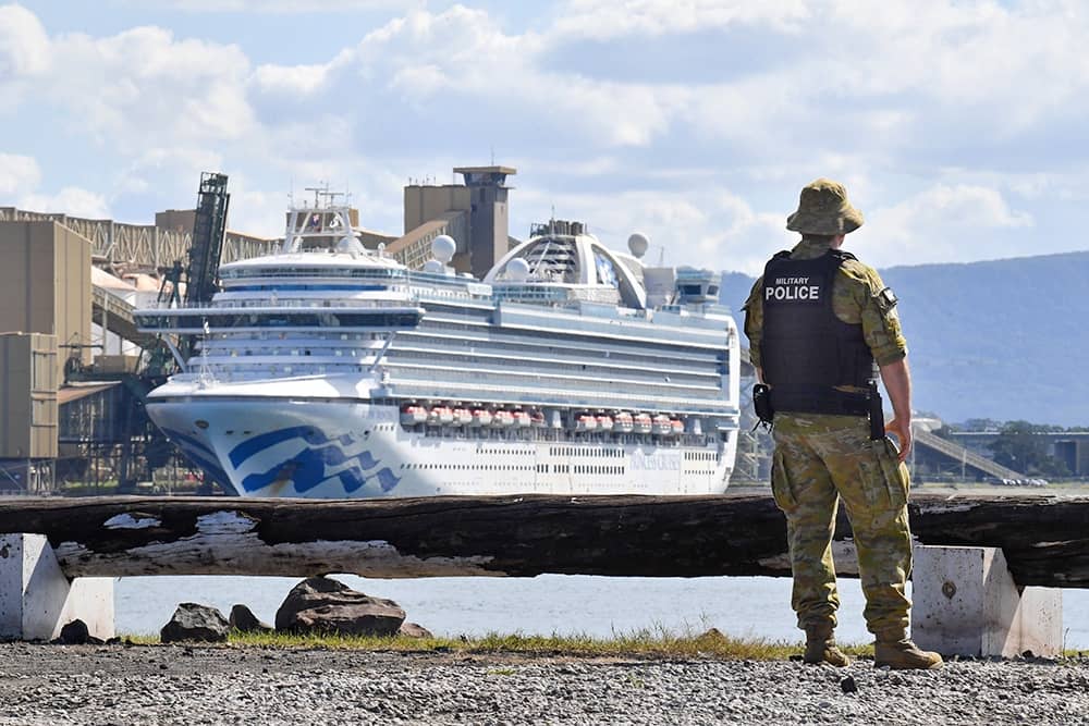 Hundreds of passengers on the Ruby Princess cruise ship have