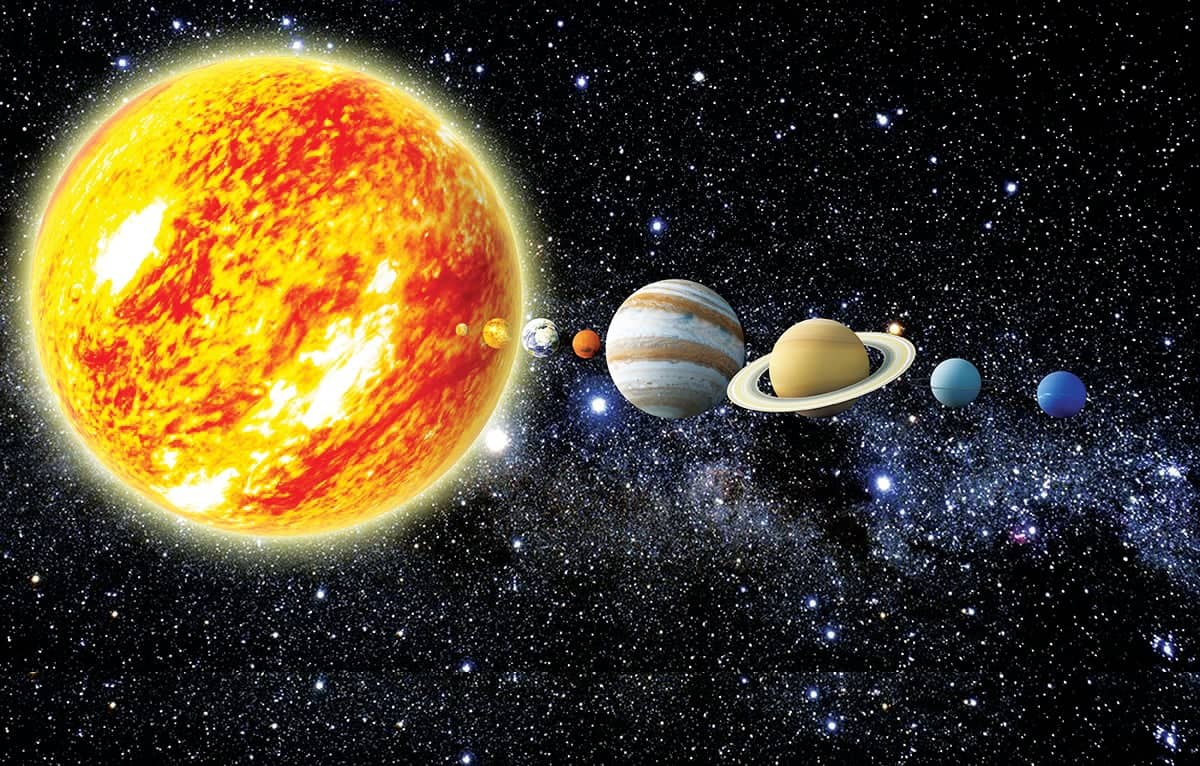 4 planets meet the moon in the sky of Qatar