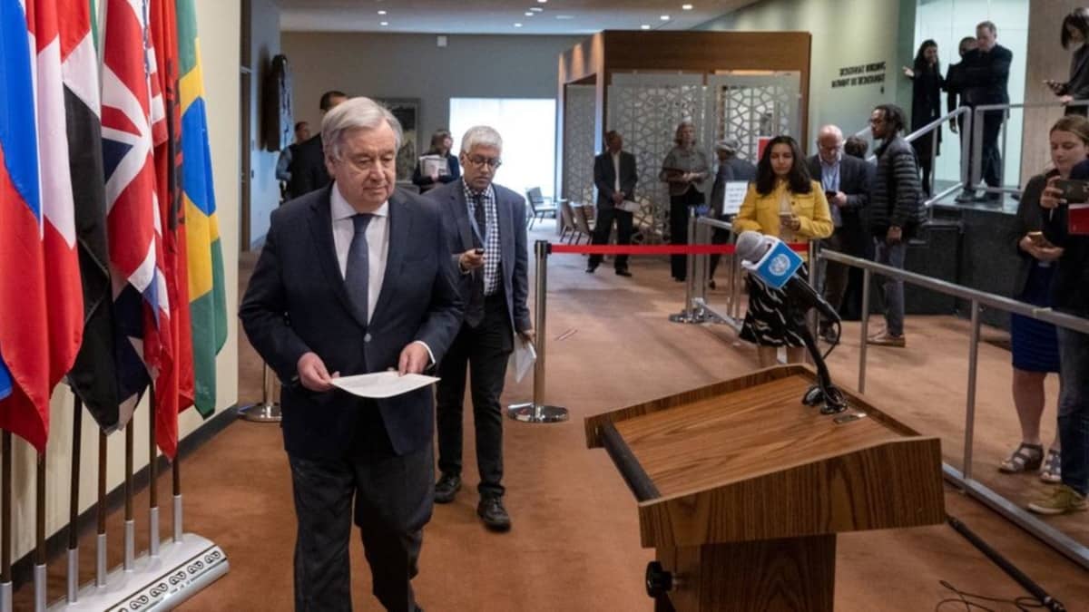 The UN chief wrote a letter to Putin and delivered it to Lavrov