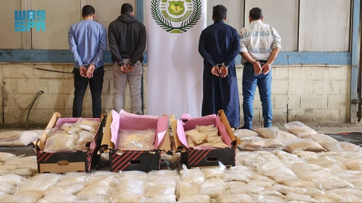 In pictures, Saudi Arabia thwarts the smuggling of 13 million narcotic pills hidden in a shipment of pomegranates
