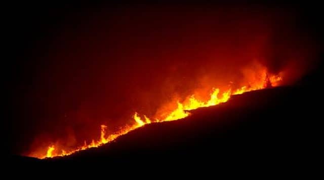 500 acres of wildfires spread near Manchester
