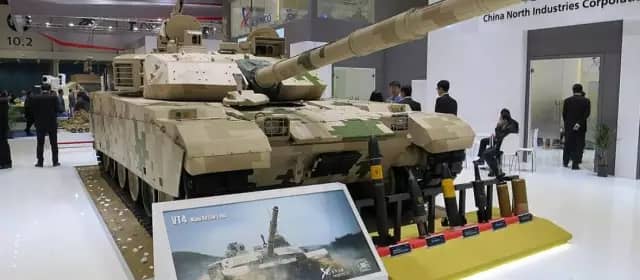 Chinese television showed footage of the tests of the active