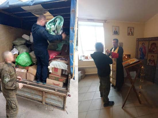 Priest Orlovsky delivered one and a half tons of cargo to NVO fighters