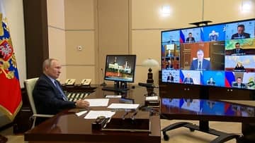 Putin said he personally went to headquarters in new areas