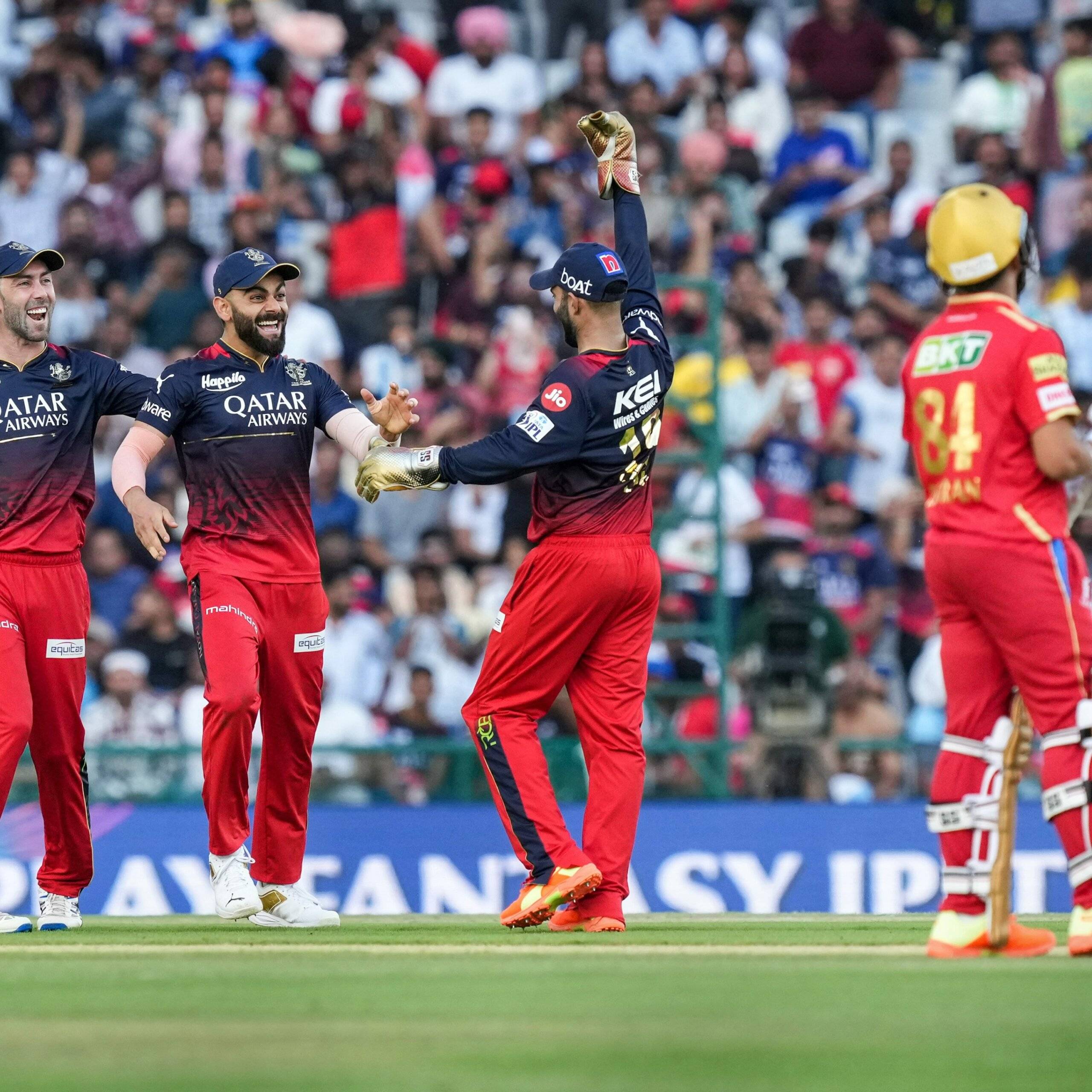 RCB Vs PBKS: Duplessis and Kohli's brilliant batting, RCB beat