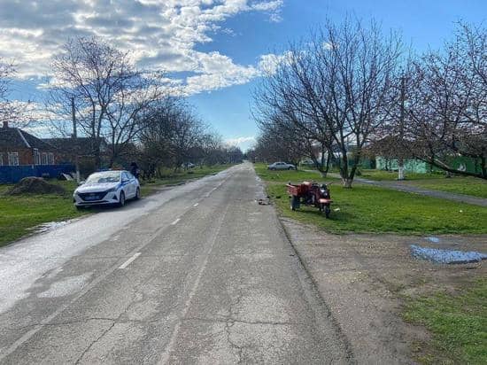 Scooter driver injured in accident in Ust-Labinsk region