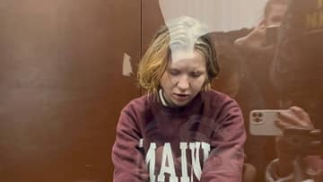 Trepova and WSJ reporter Gershkovich are defended by a lawyer