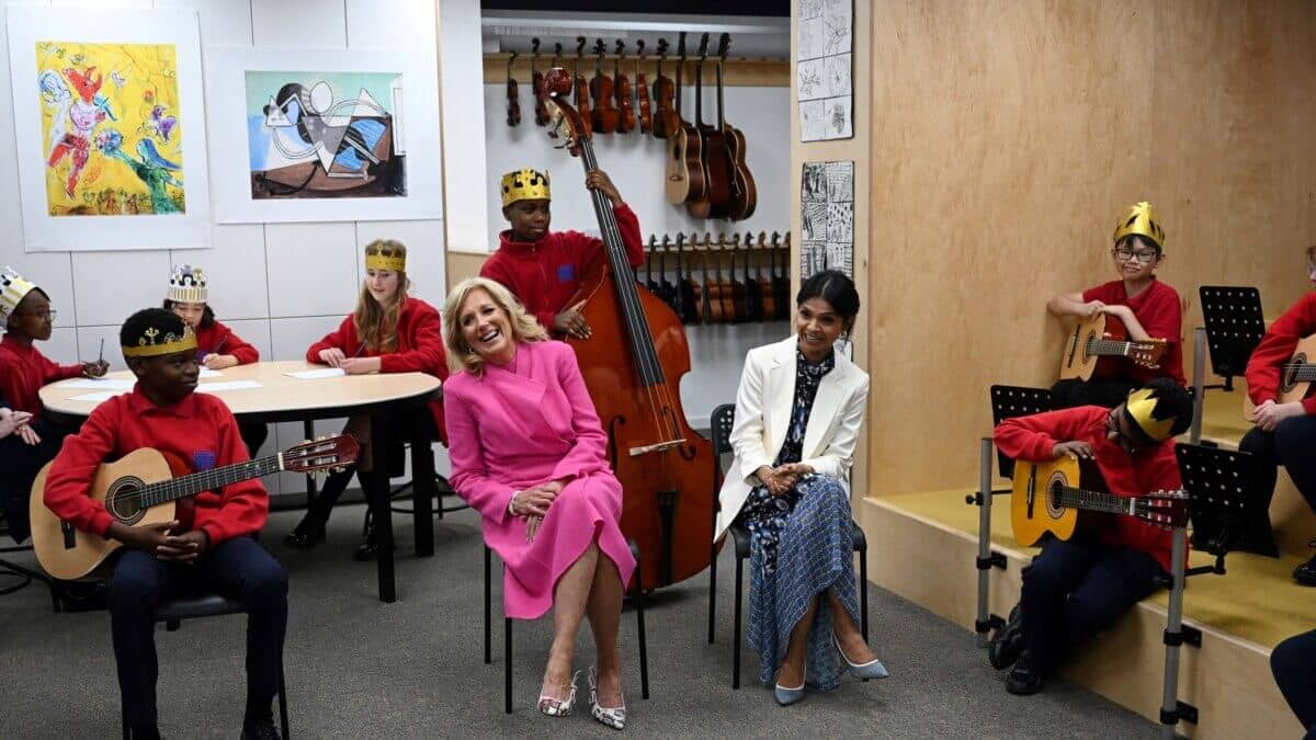 Jill Biden will attend the coronation of Charles III