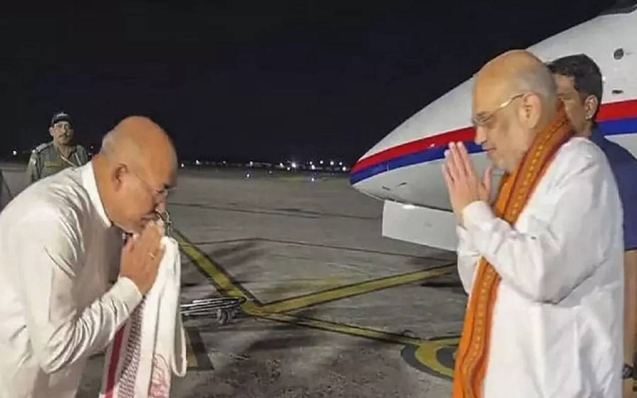 Shah to meet Manipur leaders, visits riot-hit Churachandpur.