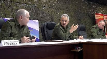 Shoigu inspected the Zaporizhia branch of the Northern Military District