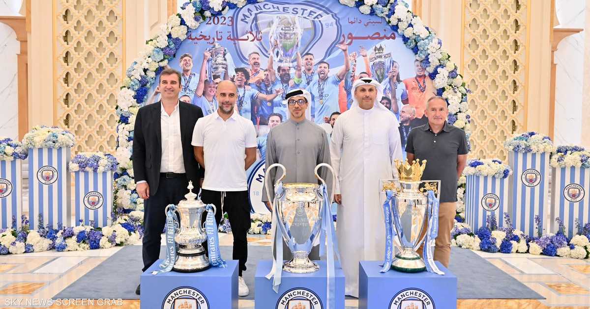 Sheikh Mansour bin Zayed praises Man City’s historic achievements