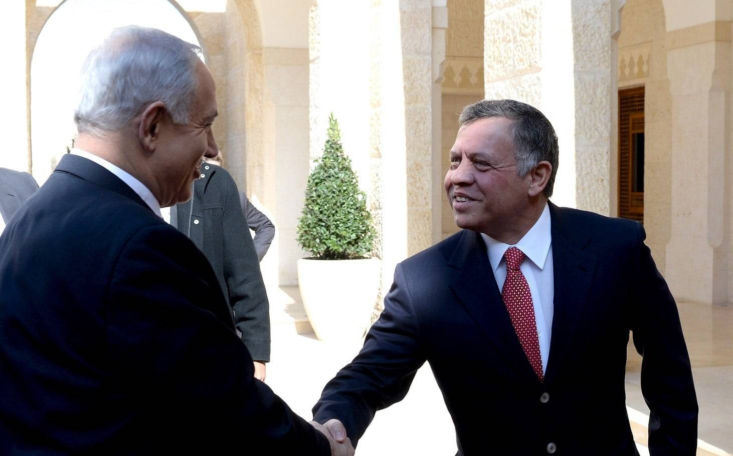 Netanyahu and King Abdullah