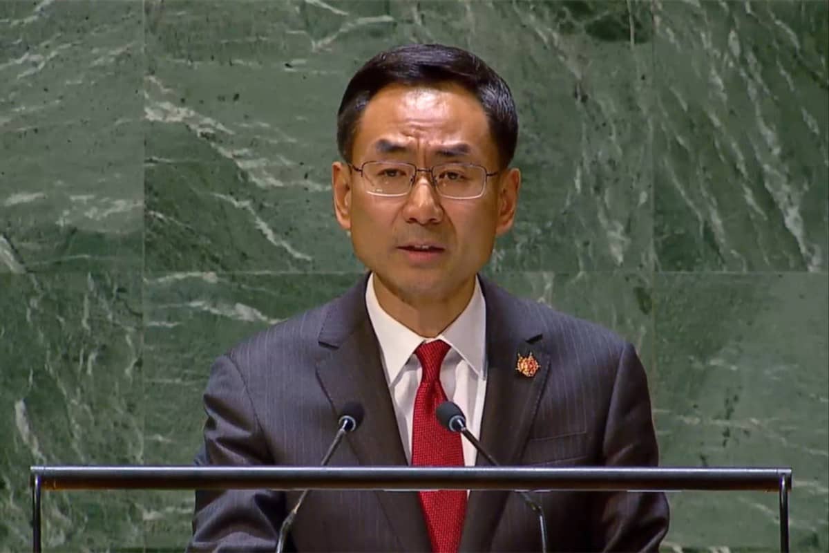 China’s Deputy Permanent Representative to the UN, Geng Shuang