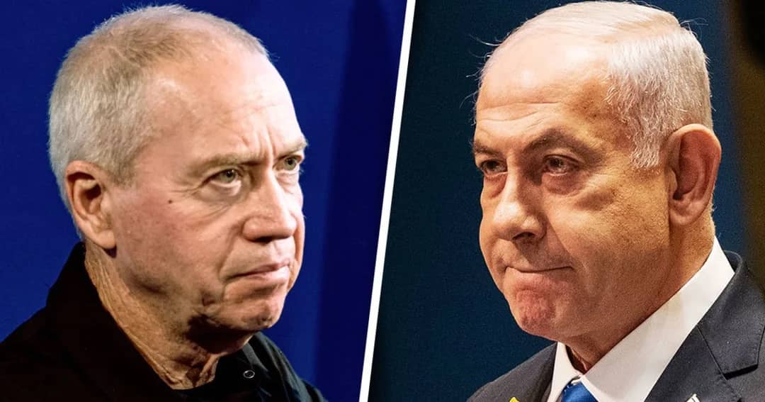 Israeli Prime Minister Benjamin Netanyahu and former Defense Minister Yoav Gallant