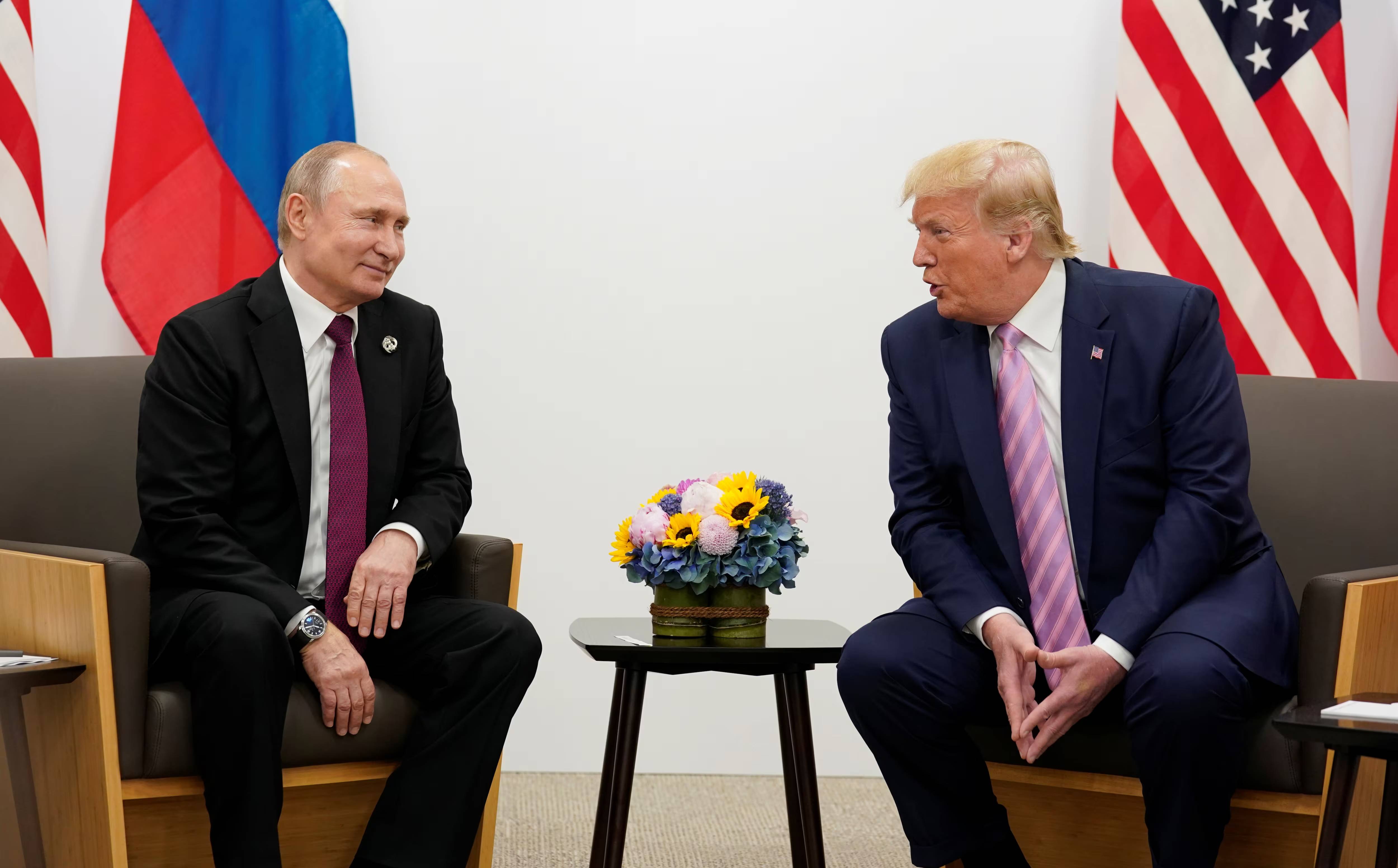 Russia's President Vladimir Putin and US President Donald Trump