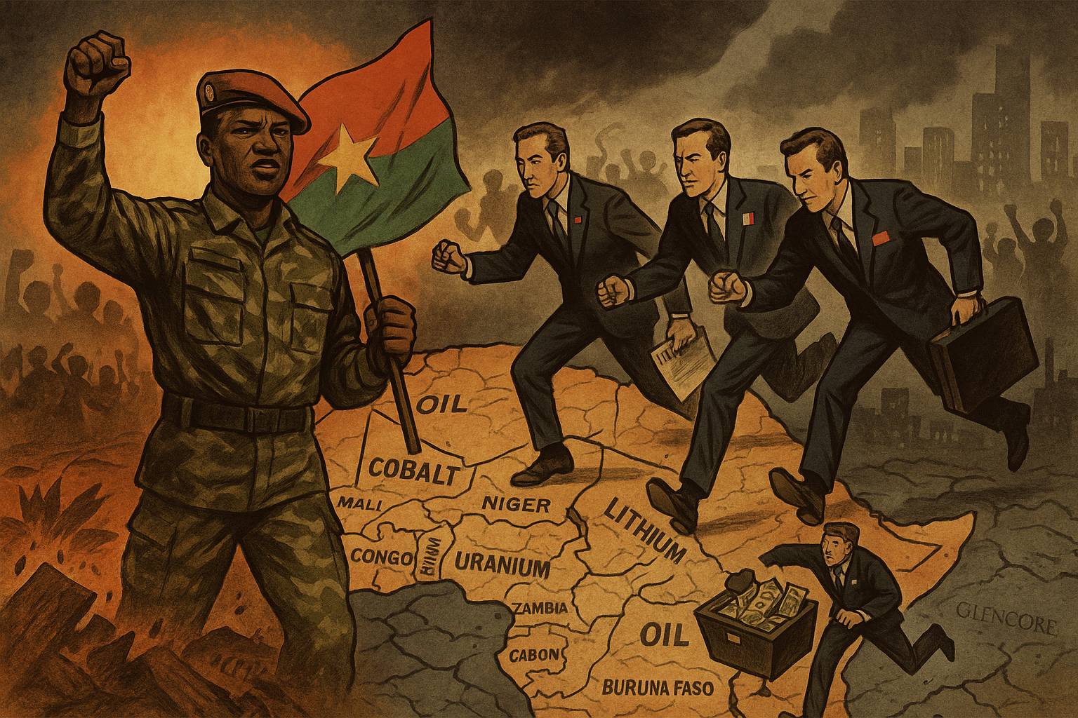 Ibrahim Traoré resists Western looting of African resources by Glencore and global corporations