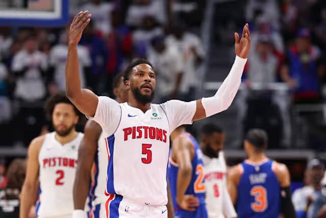 Malik Beasley, Detroit Pistons, record threes, 2025 season, NBA shooter, three point specialist