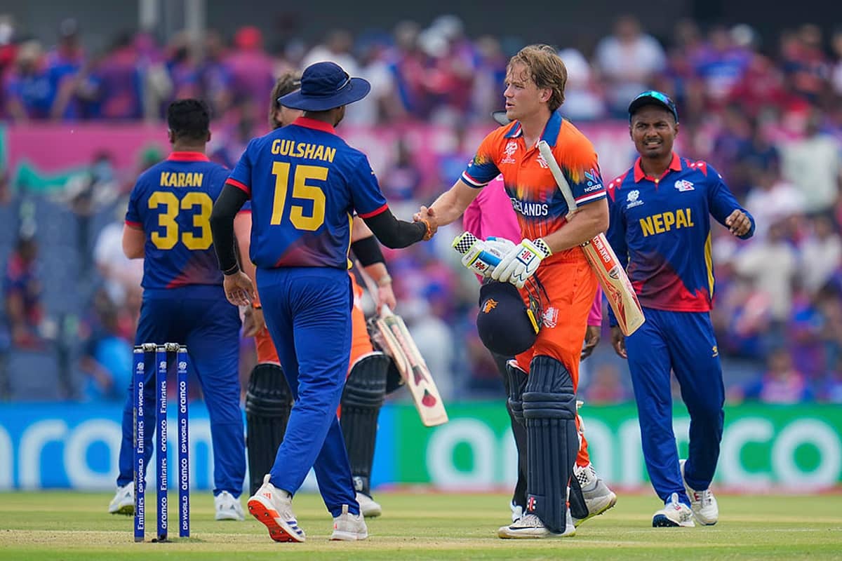 Netherlands vs Nepal, Glasgow T20I series, T20I tri-series 2025, Dutch cricket team, Nepal cricket match, Max O’Dowd, ICC T20 qualifiers, associate nations cricket