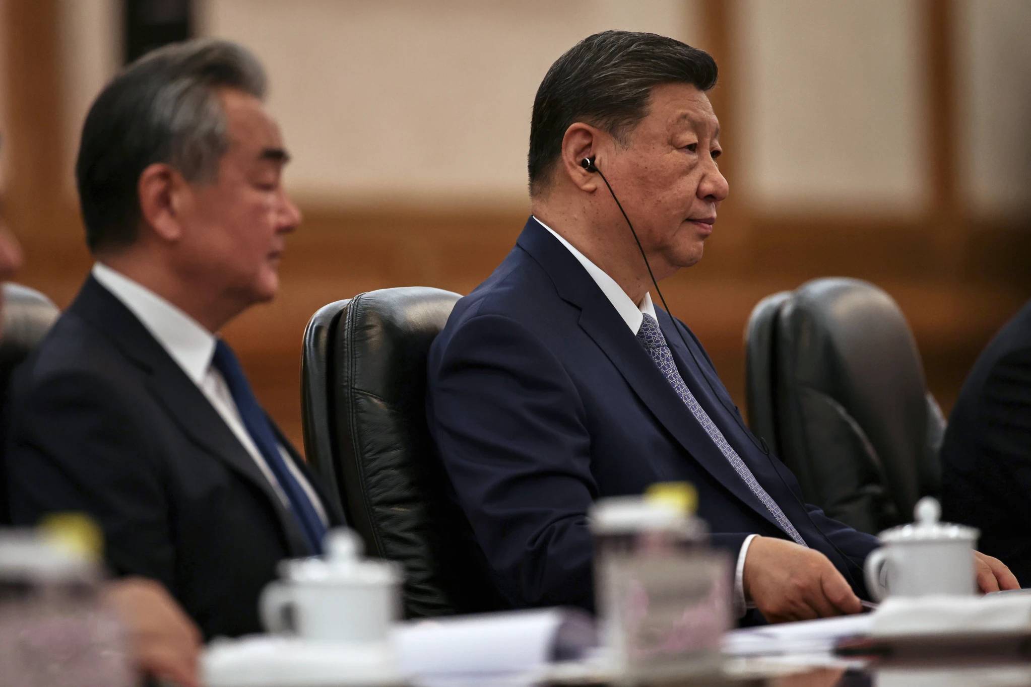 Xi Jinping, Wang Yi, EU-China Summit, Beijing 2025, Great Hall of the People, China diplomacy, European Union leaders, China trade talks, geopolitical summit