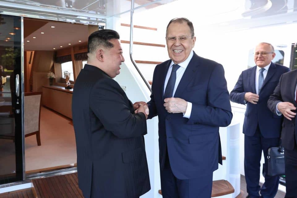 Kim Jong-un meets Russian foreign minister Sergey Lavrov in Wonsan amid deepening ties
