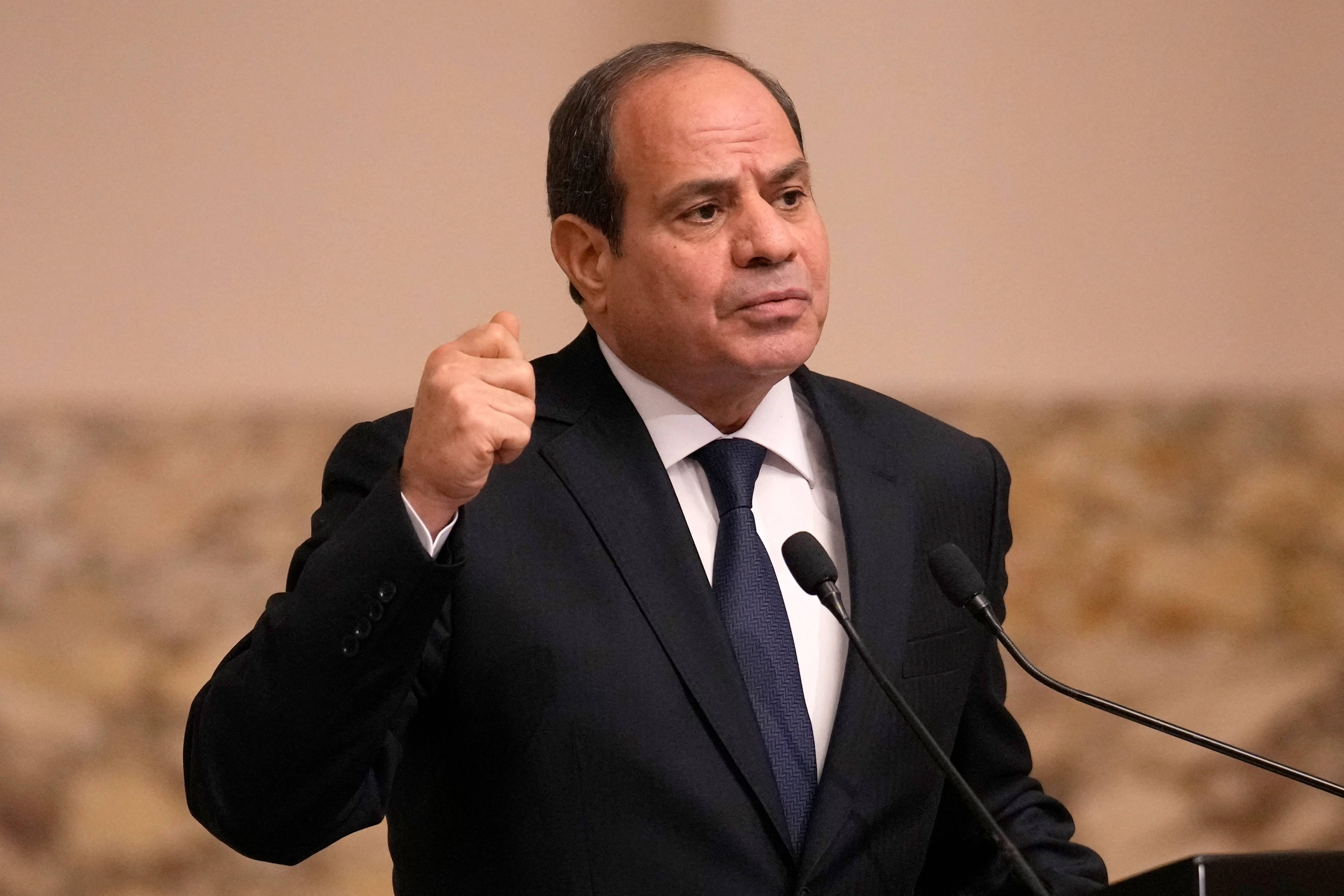 Abdel Fattah el‑Sisi condemns Israel for genocide in Gaza