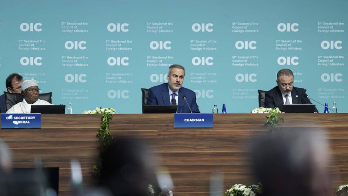 foreign ministers from almost 60 OIC nations meeting to condemn the genocide in gaza and israel’s attacks on iran, syria, and lebanon