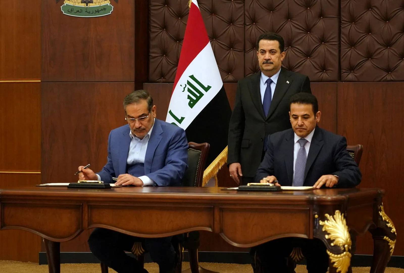 Iran and Iraq officials sign border-security pact in Baghdad