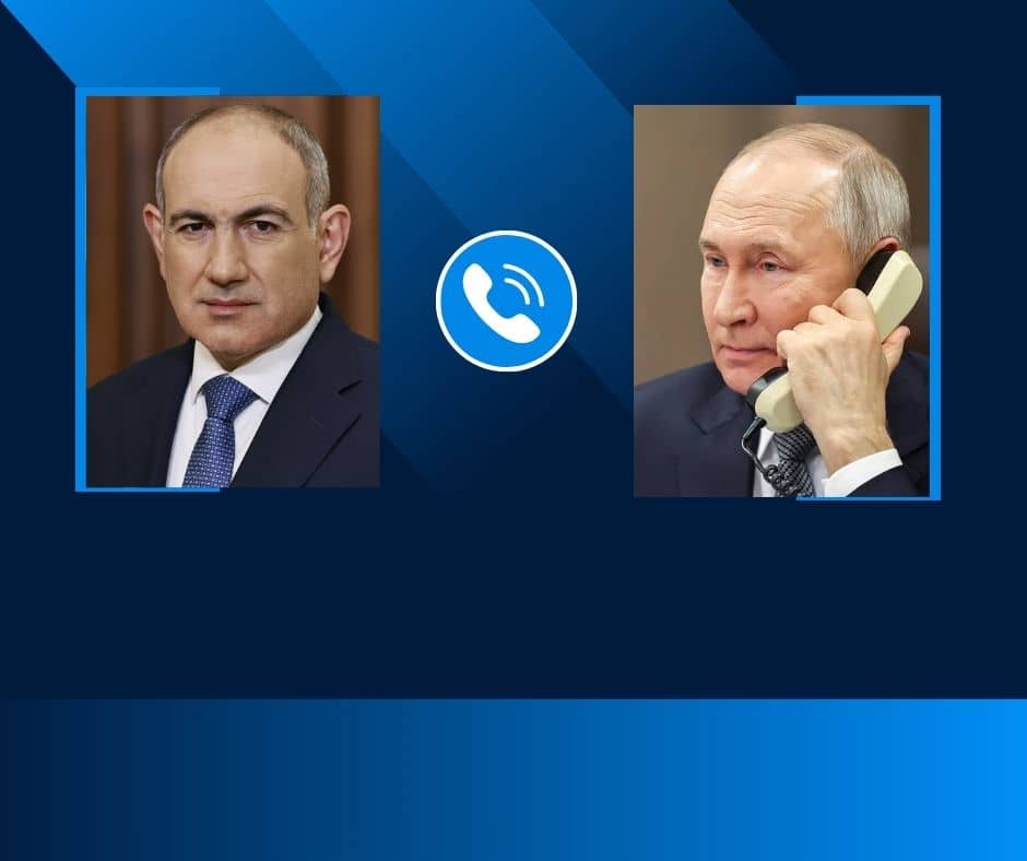 Putin and Pashinyan phone call ahead of Alaska summit