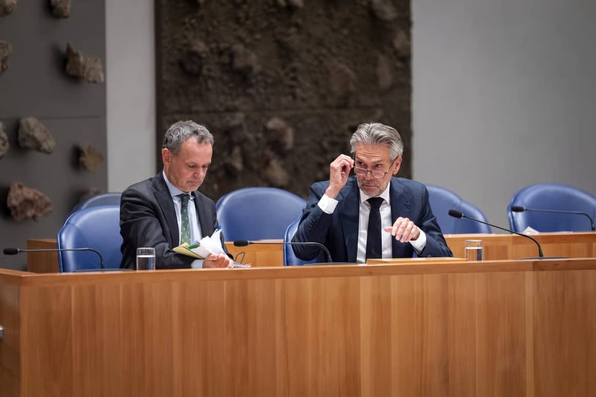 dutch foreign minister Caspar Veldkamp resigns as nine ministers quit over Israel sanctions deadlock in the Netherlands