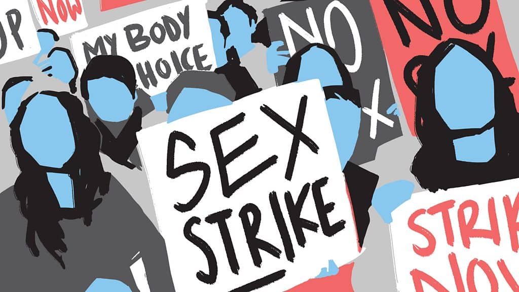 sex strike, meaning, history, examples, effectiveness, Liberia, Kenya, Togo, abortion rights US