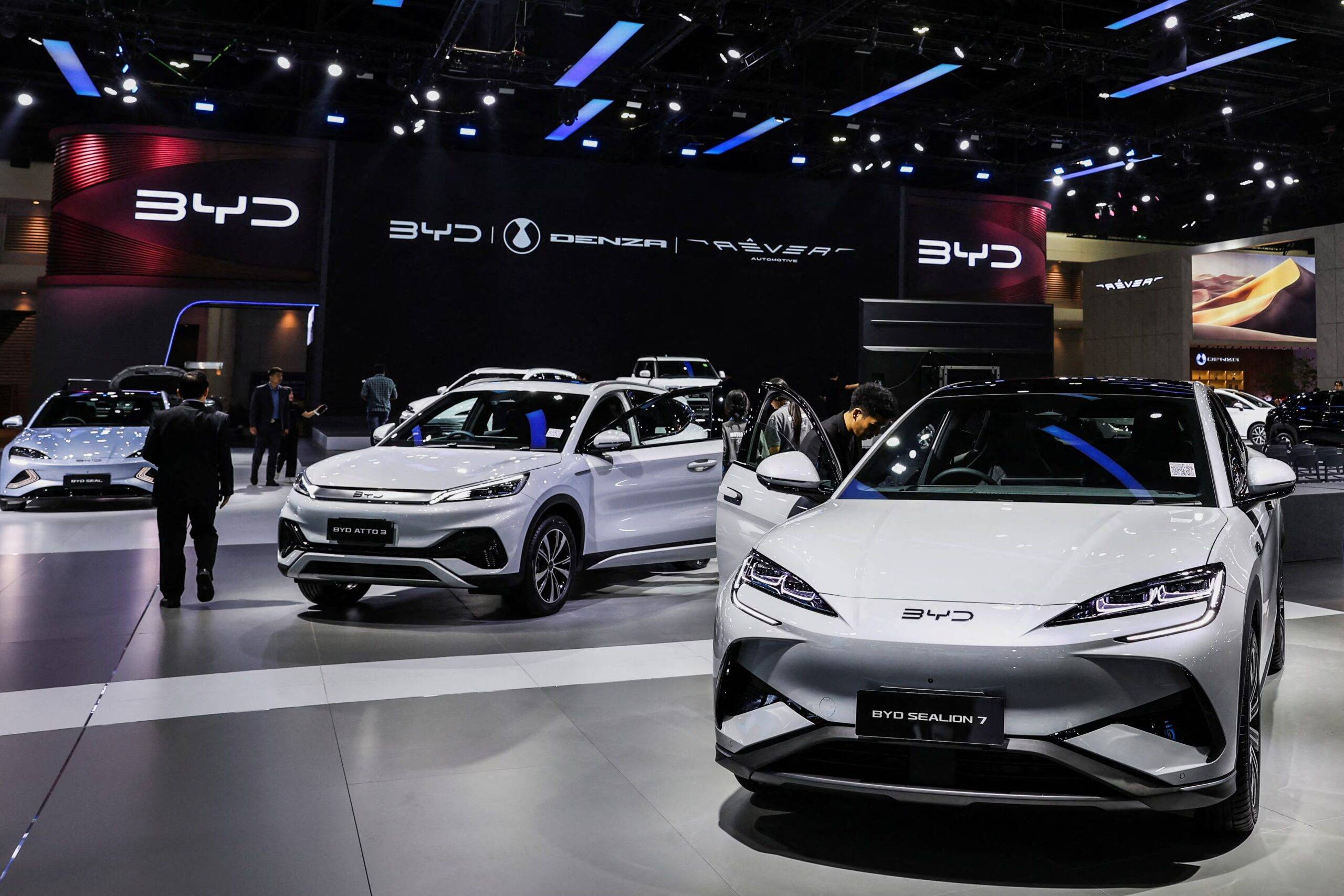 BYD electric vehicles in China facing EV price war pressure