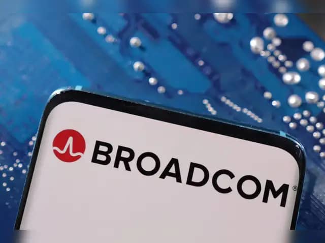 Broadcom headquarters as AI chip demand drives revenue forecast Broadcom headquarters in California with AI chip revenue forecast highlights