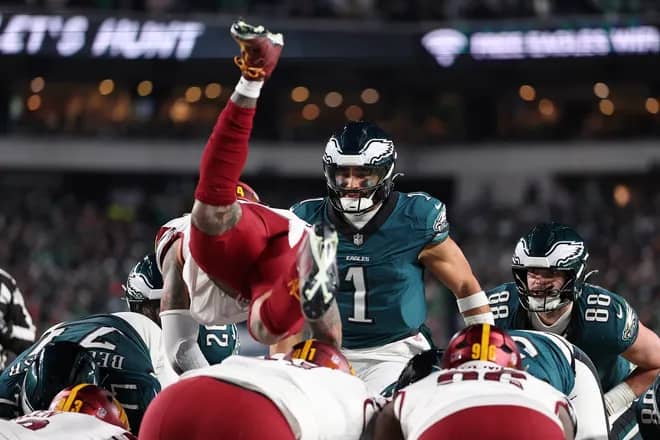 Washington Commanders vs Philadelphia Eagles match player stats: complete player stats from the NFC title game