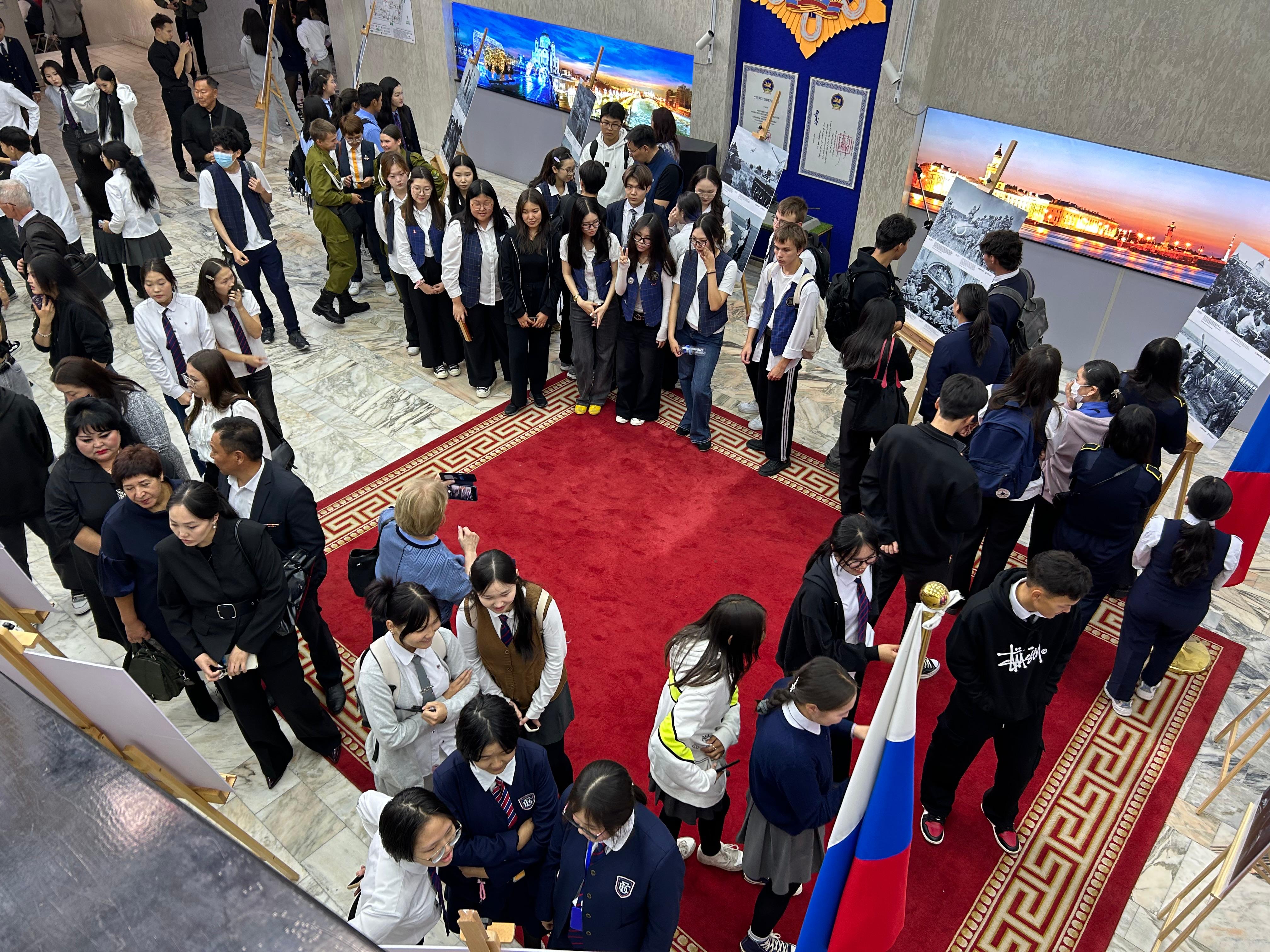 Ulaanbaatar exhibition, The Liberation, WWII photos, Russian House, Mongolia