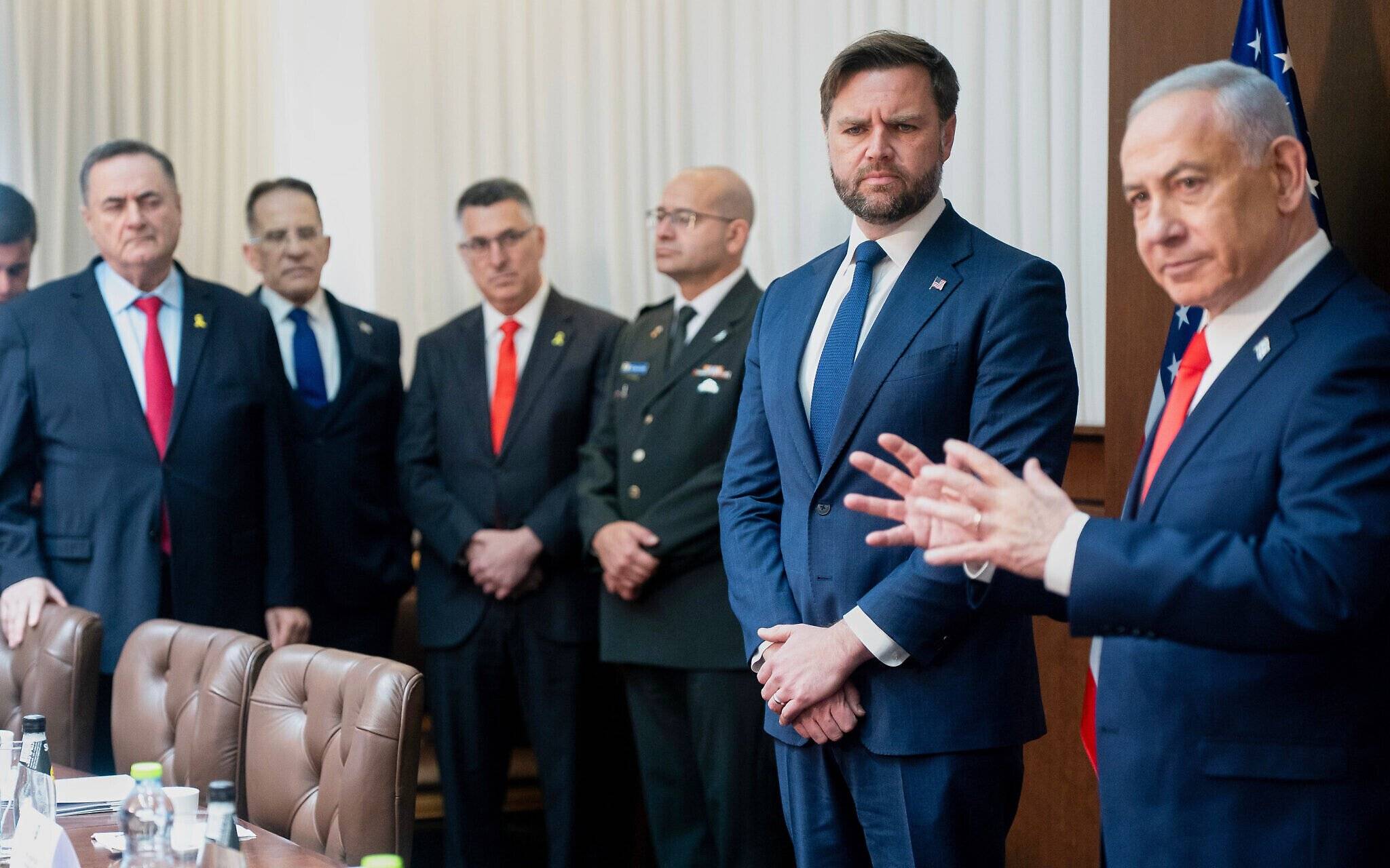 JD Vance meets Benjamin Netanyahu in Jerusalem amid Gaza truce talks