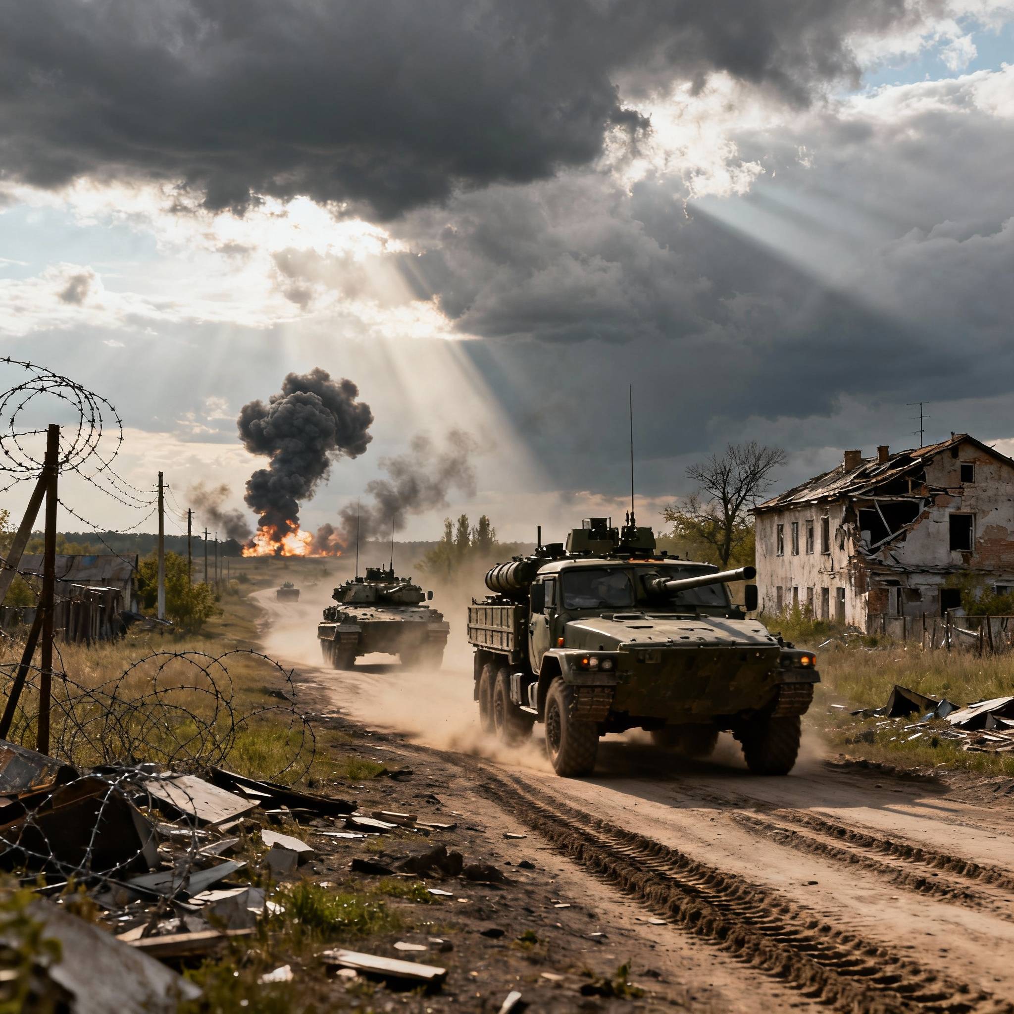 Russia Ukraine War Day 1342 Military Advance Russian military forces advancing near Pokrovsk in eastern Ukraine, conflict day 1342