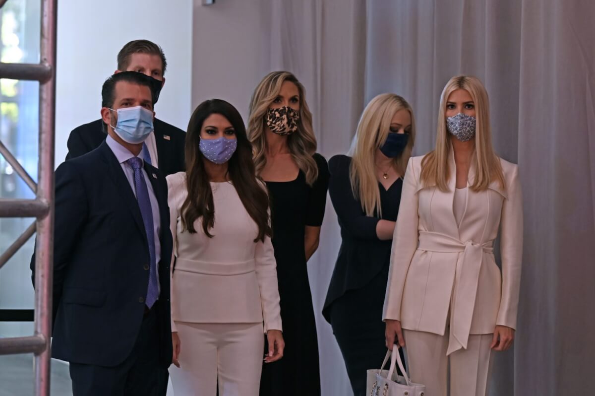 Trump family fashion on Biden-Trump debate on TV