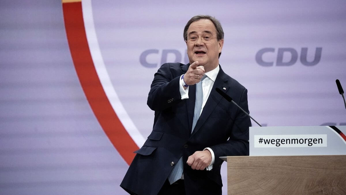 Armin Laschet succeeded Angela Merkel