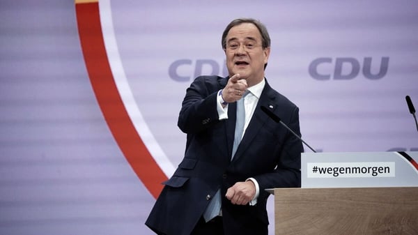 Armin Laschet succeeded Angela Merkel