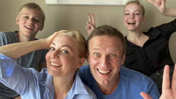 Yulia and Alexei with children