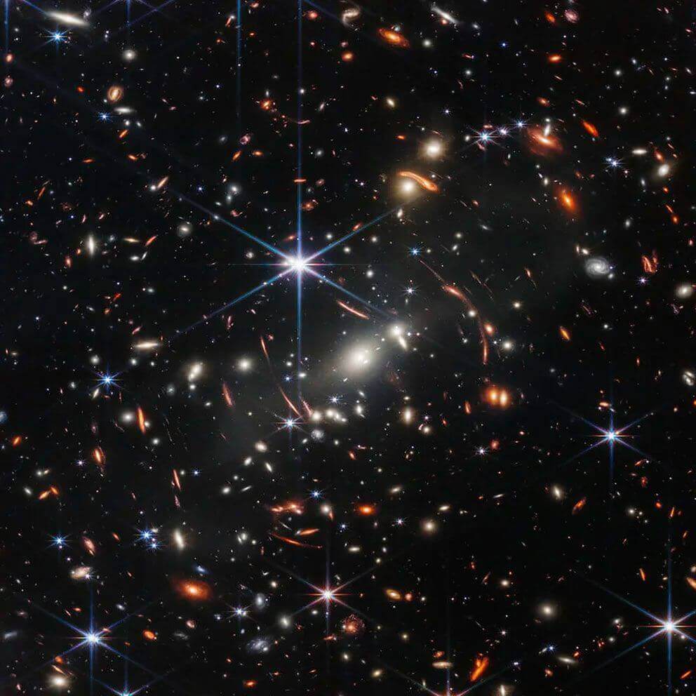 first high-quality image of the cosmos, taken by the James Webb telescope