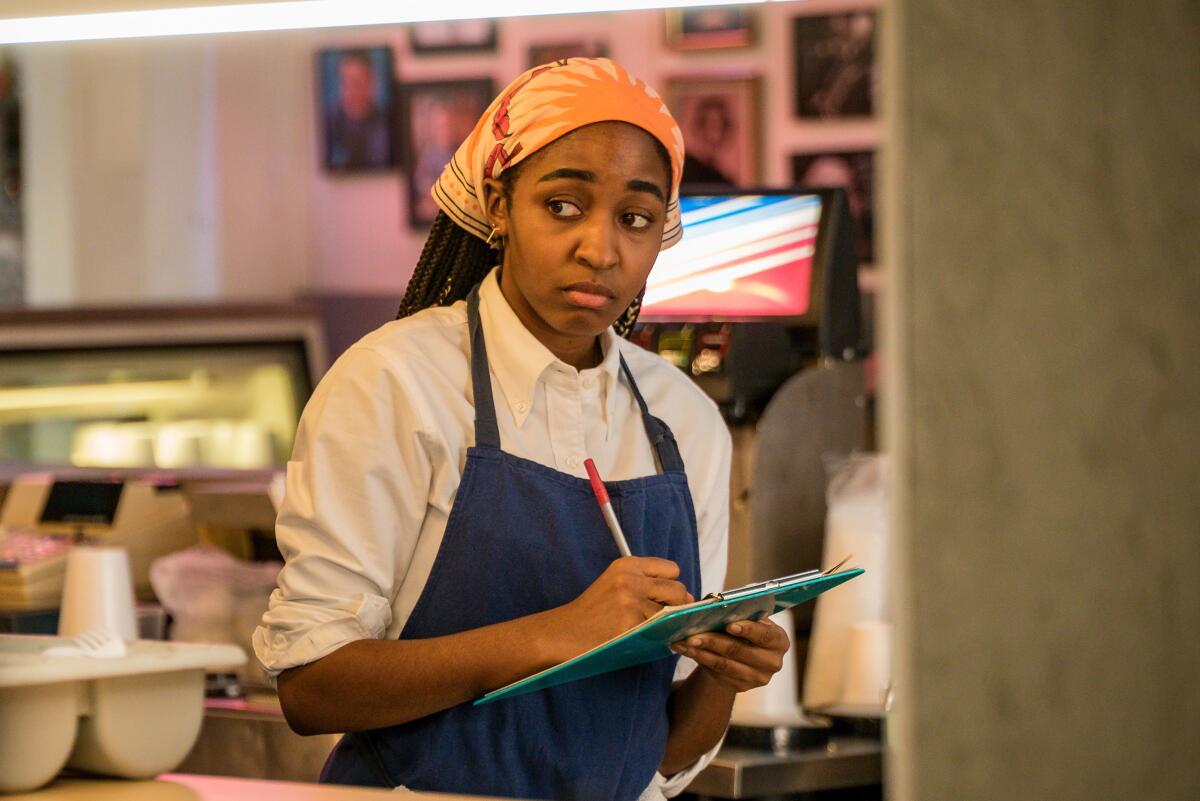 Ayo Edebiri as Sydney Adamu in The Bear - 75th Primetime Emmy Awards winner