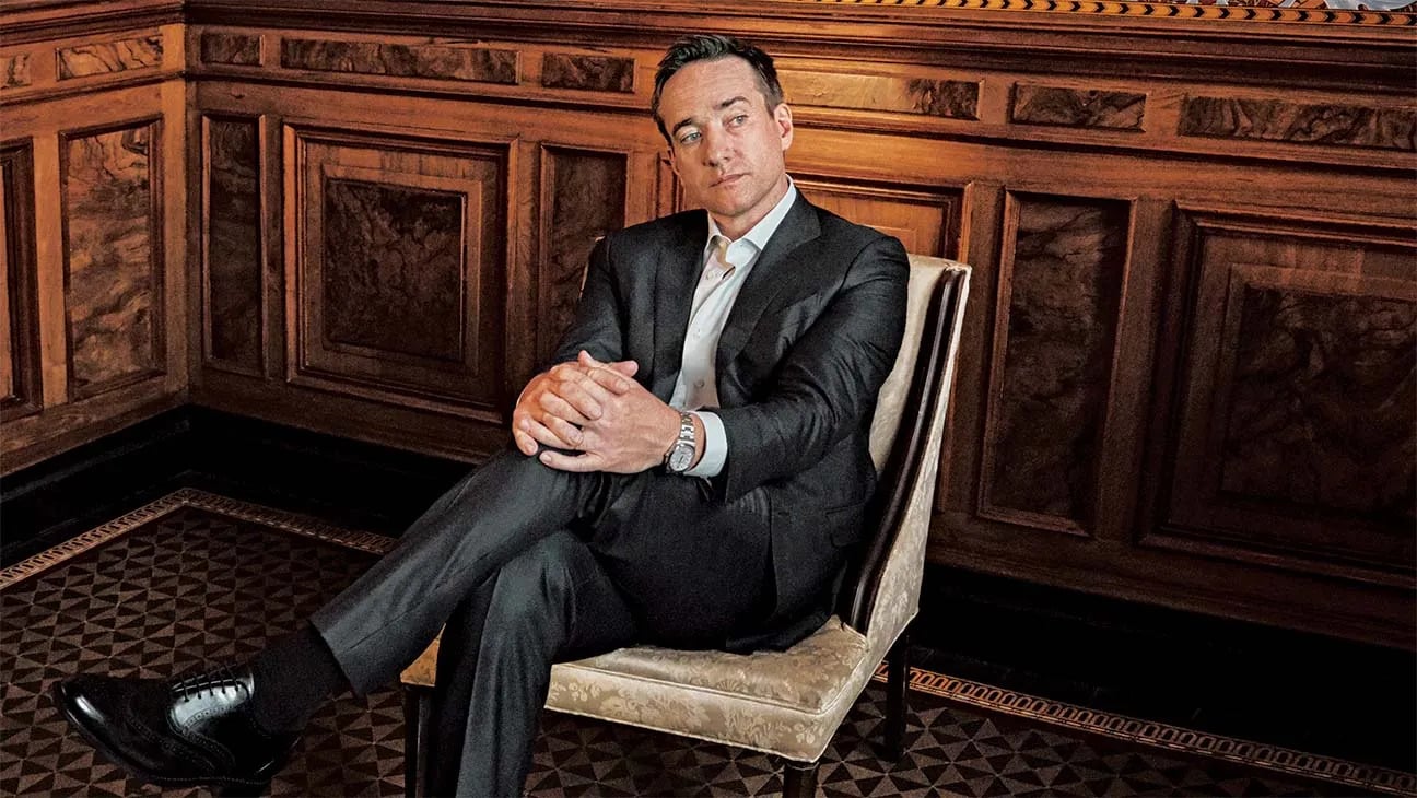 Matthew Macfadyen as Tom Wambsgans in Succession (HBO) - 75th Primetime Emmy Awards winner