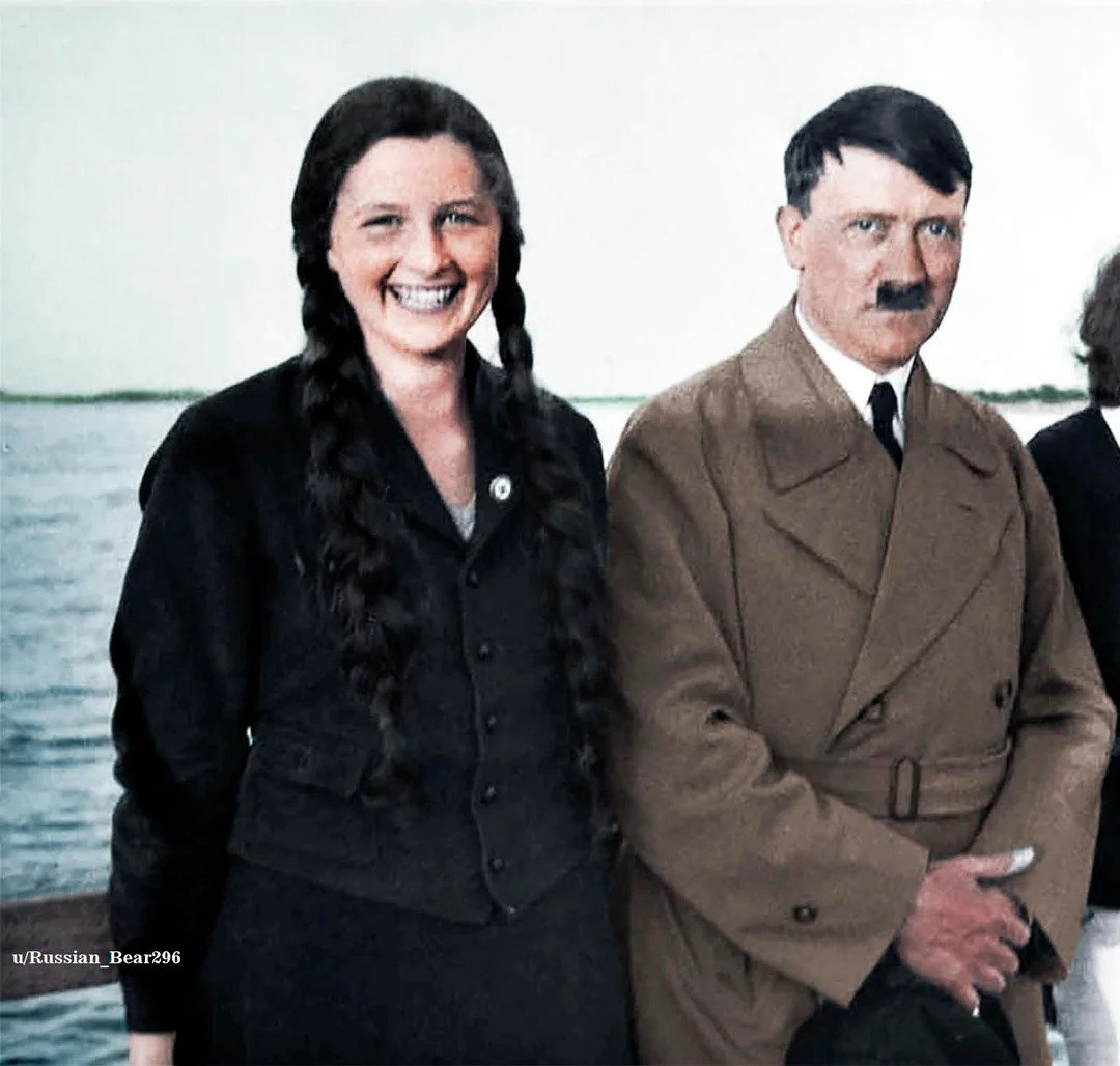 Geli Raubal with her Uncle Adolf Hitler Heiner Hochegger, Hitler Living relatives, Peter Raubal, Patrick